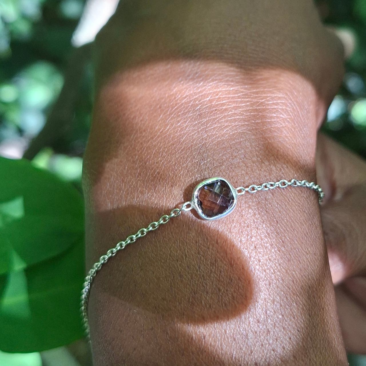 smokey quartz bracelet