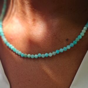 amazonite beaded necklace