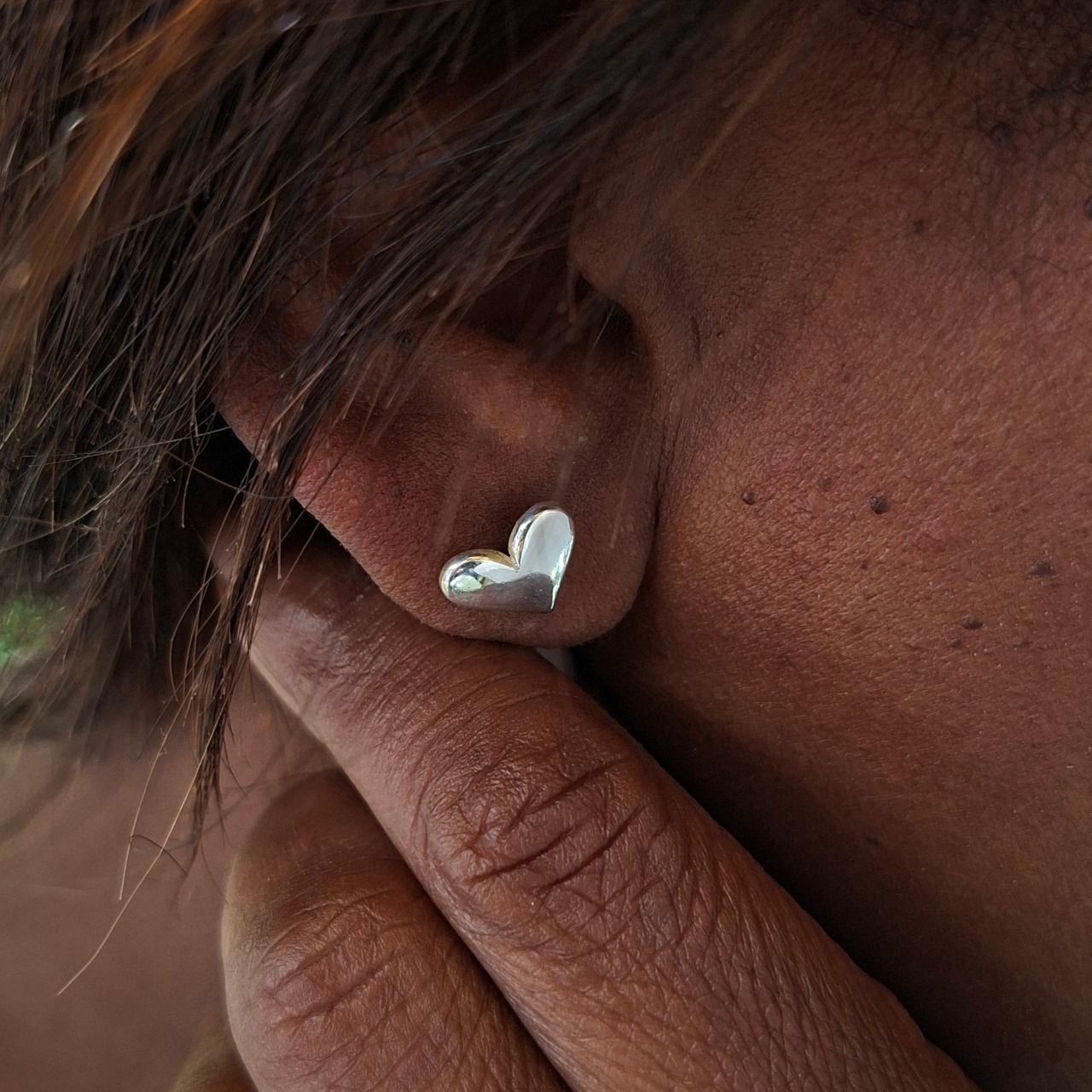 heart studs
