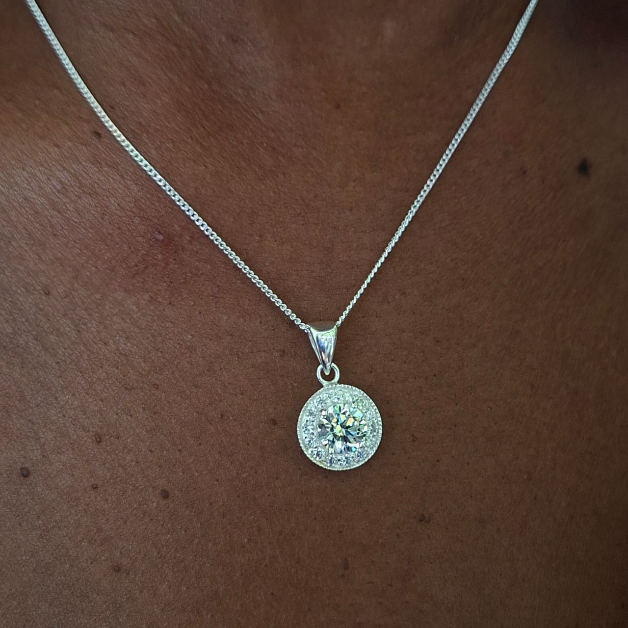 round cubic zirconia set