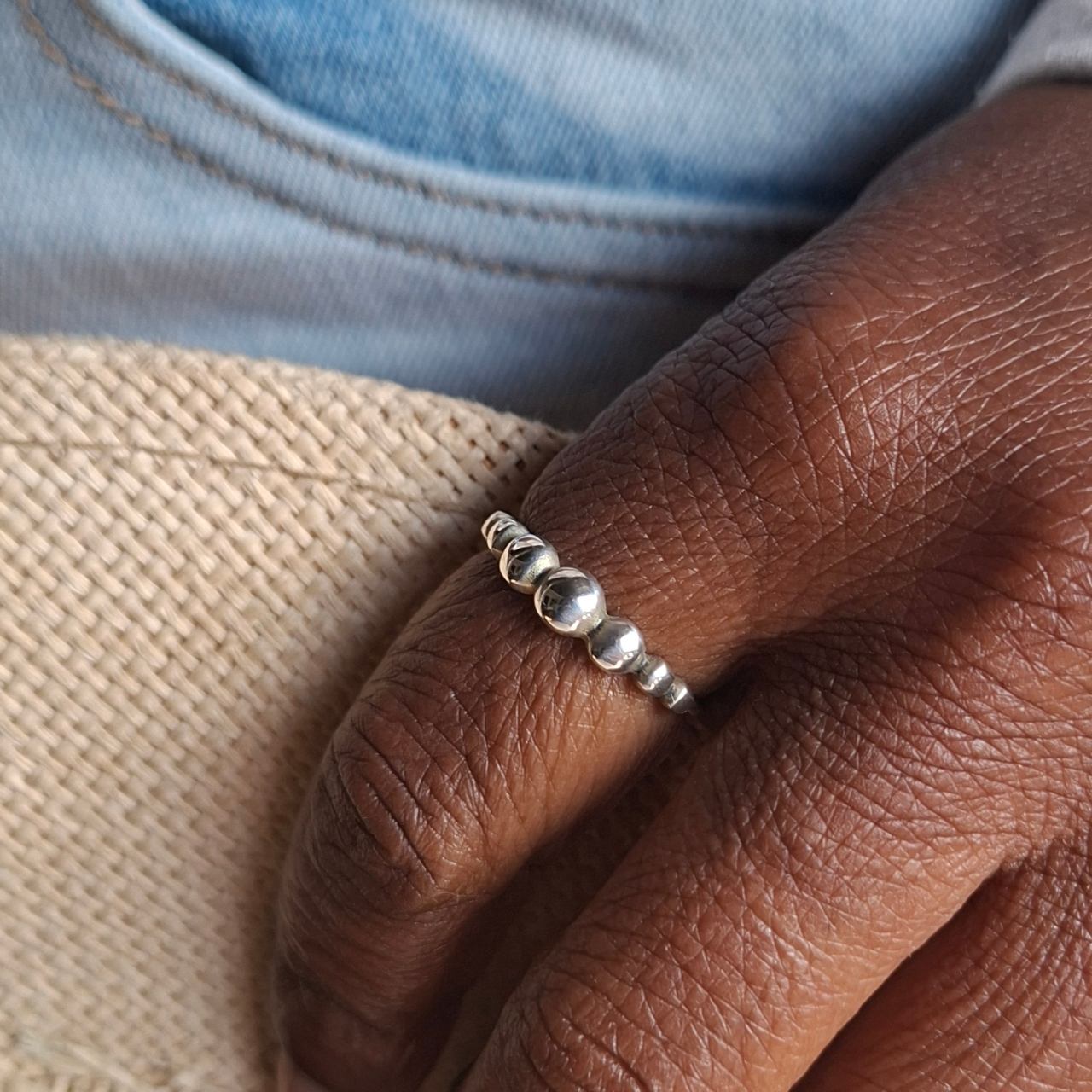 beaded ring