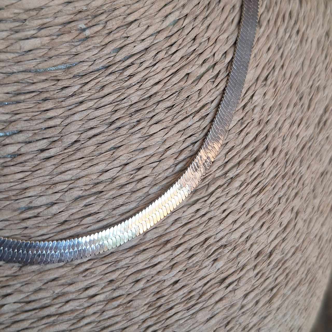 flat snake chain