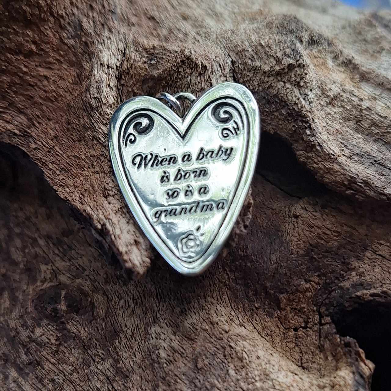 Grandma Heart Pendant