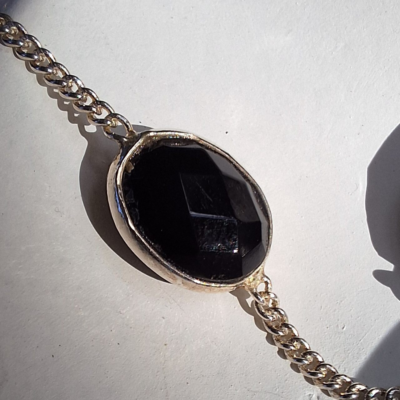 Onyx Bracelet 5 Stone