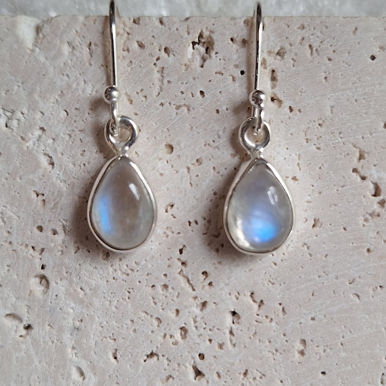 Moonstone Teardrop Earrings