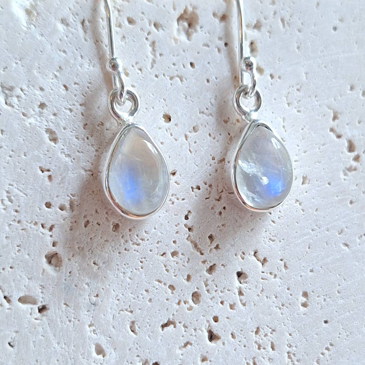 Moonstone Teardrop Earrings