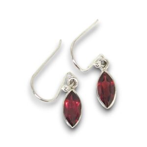 Garnet Marquise Earrings