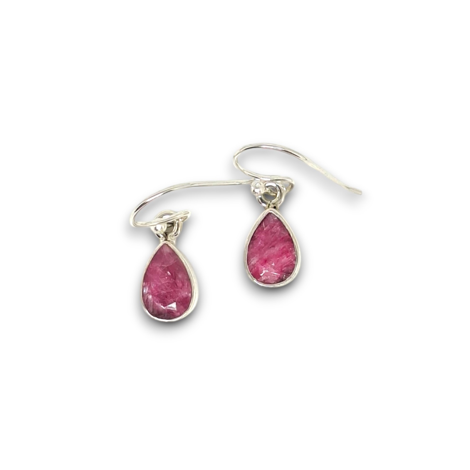Rubellite Teardrop Earrings