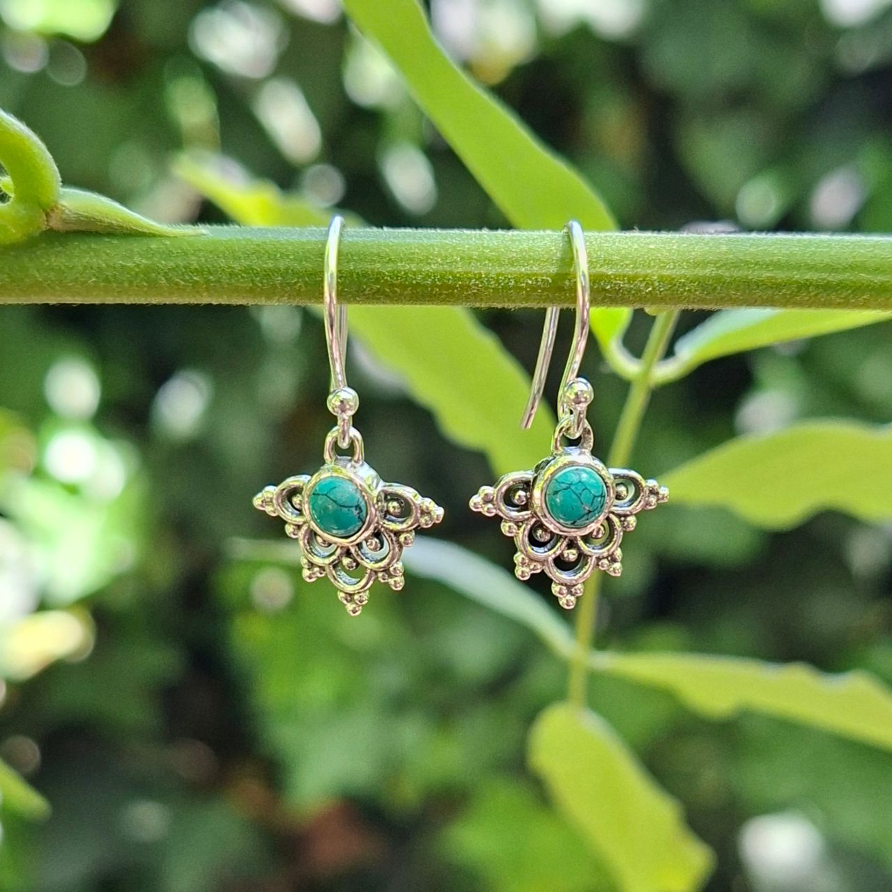 Turquoise Boho Earrings