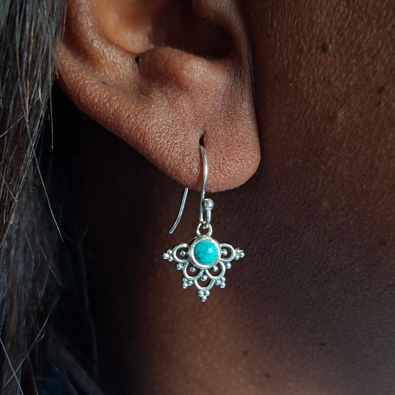 Turquoise Boho Earrings