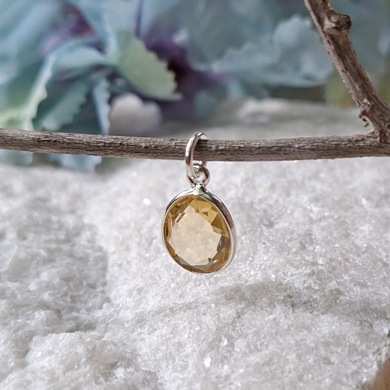citrine pendant