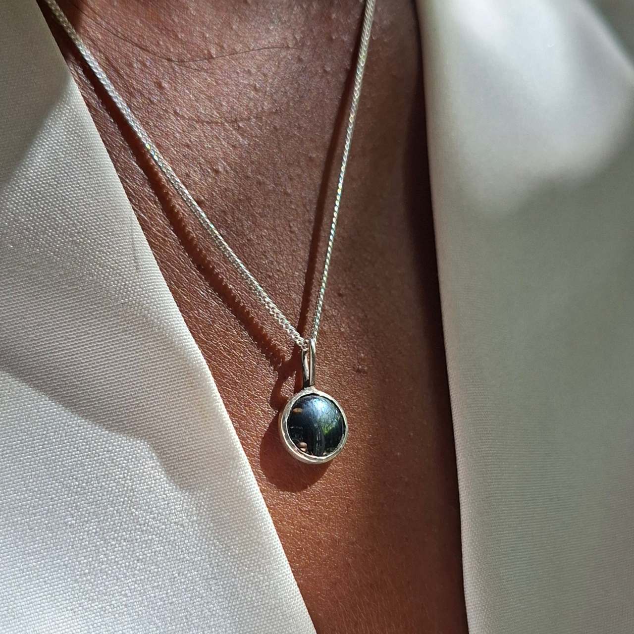 handmade hematite set