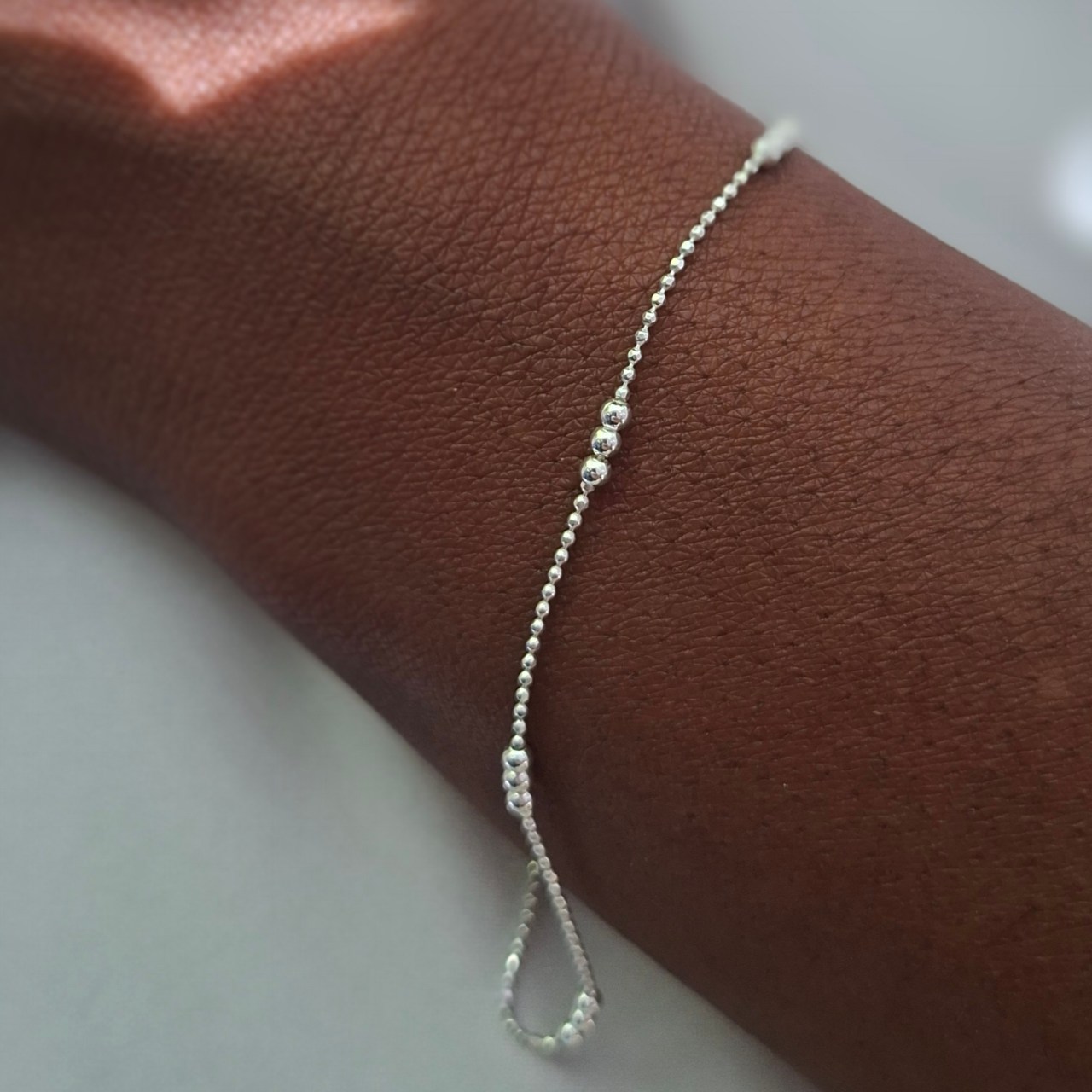 triple bead bracelet