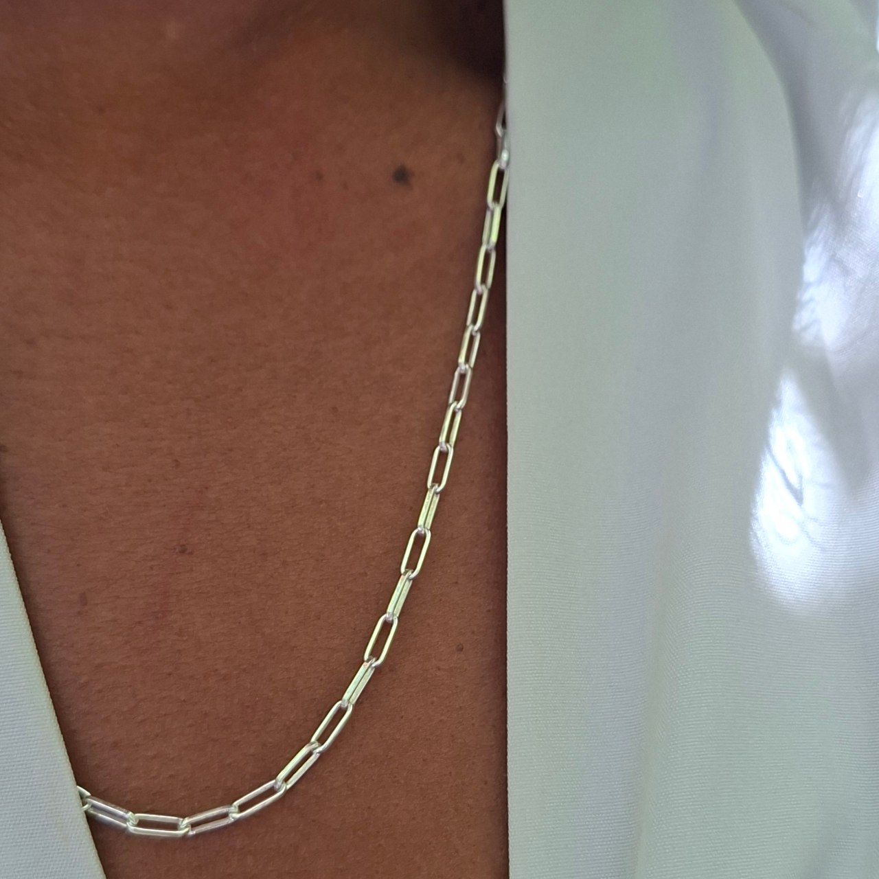 paperclip chain 55cm