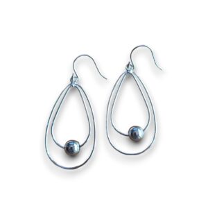 double dangle with ball earrings