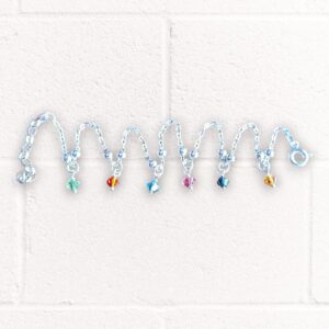 Rainbow Crystal Anklet