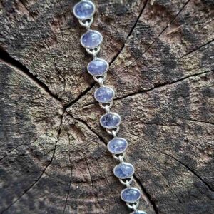 Milky Tanzanite Oval Stone Bracelet