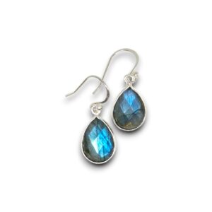 Labradorite Teardrop Earrings