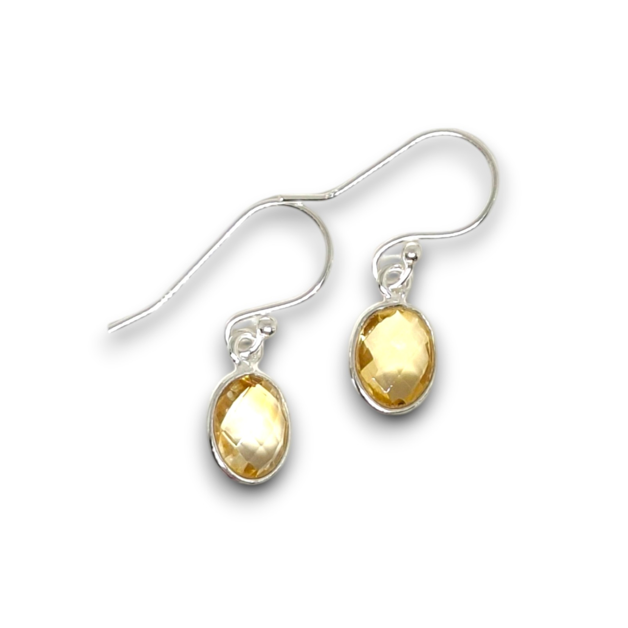 Citrine Oval Earrings