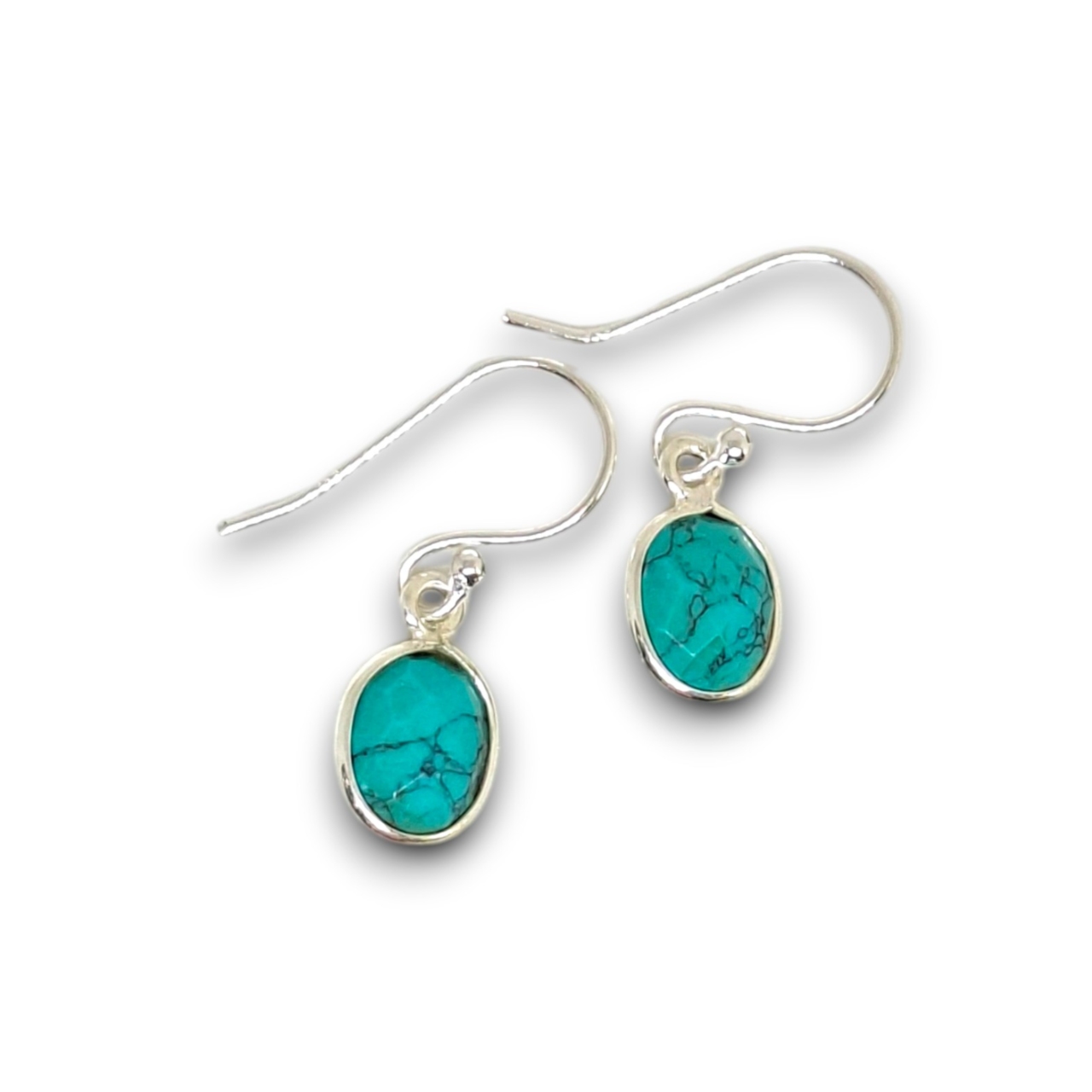 Turquoise Oval Earrings