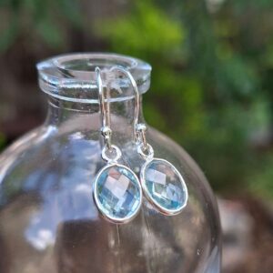 Blue Topaz Earrings