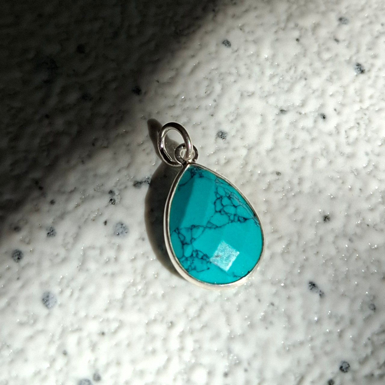 Turquoise Teardrop Pendant
