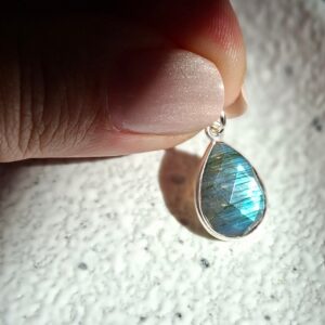 Labradorite Teardrop Pendant
