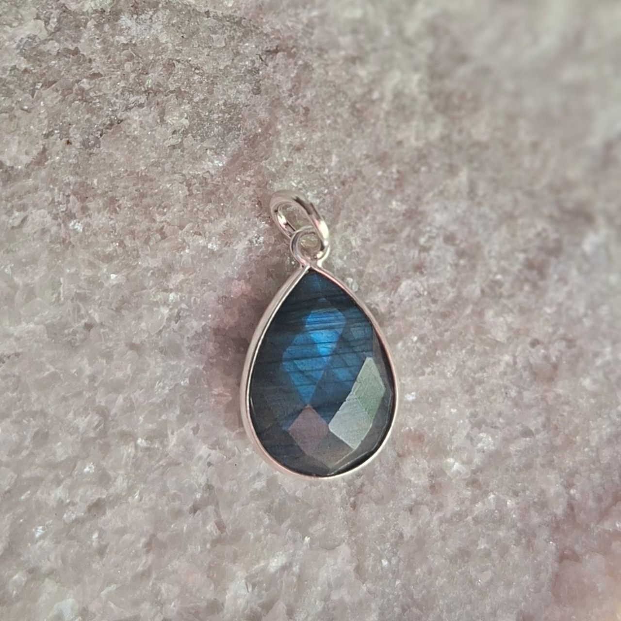 Labradorite Teardrop Pendant