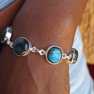 chunky labradorite bracelet