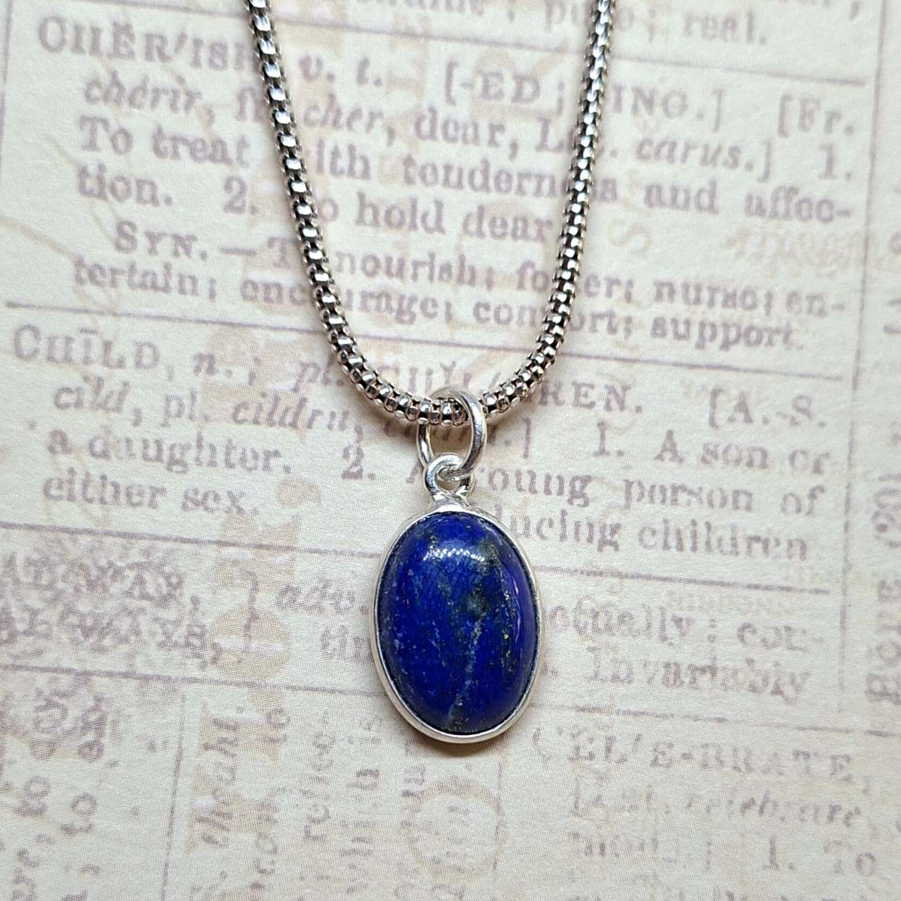 Lapis Lazuli Oval Pendant