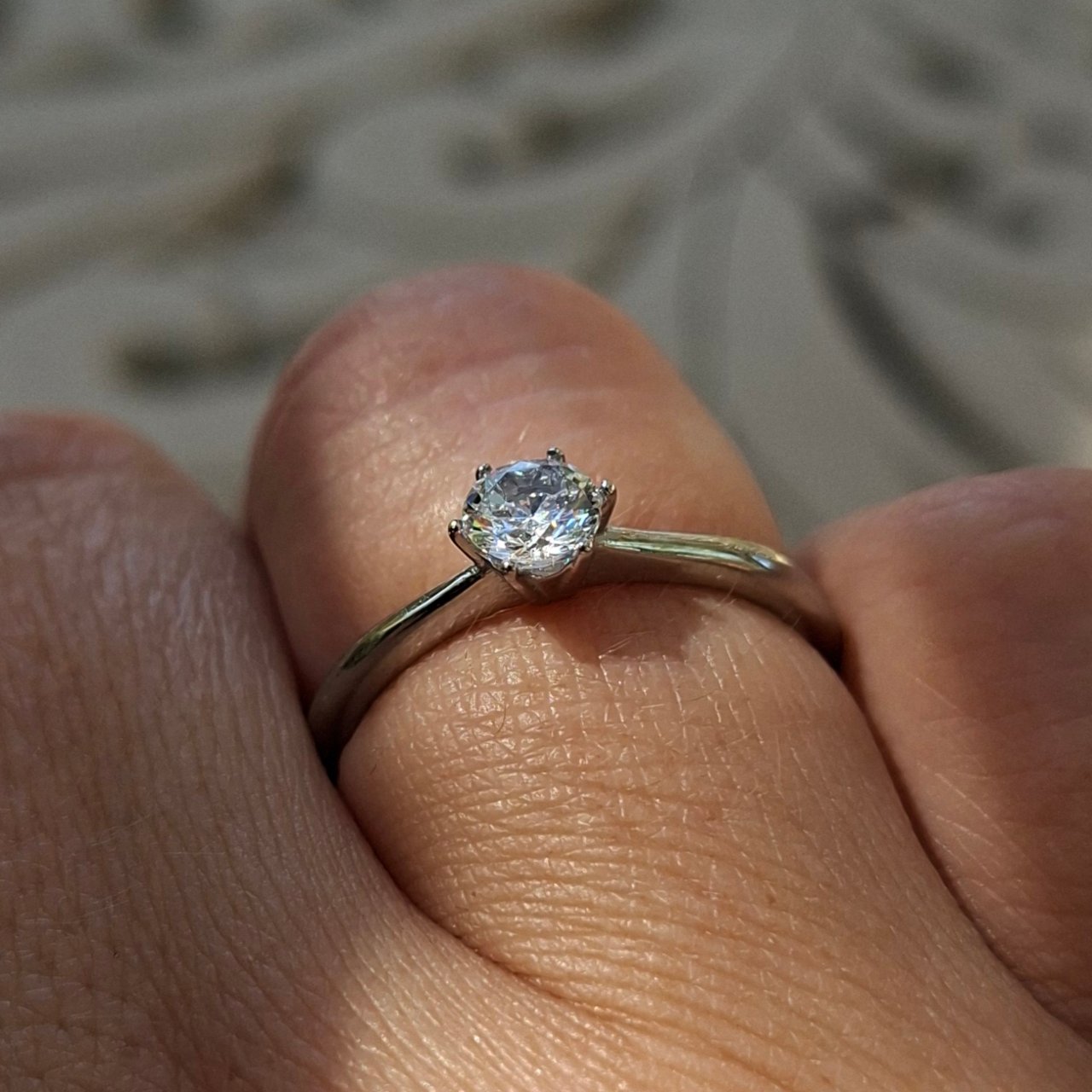 Solitaire Ring SS