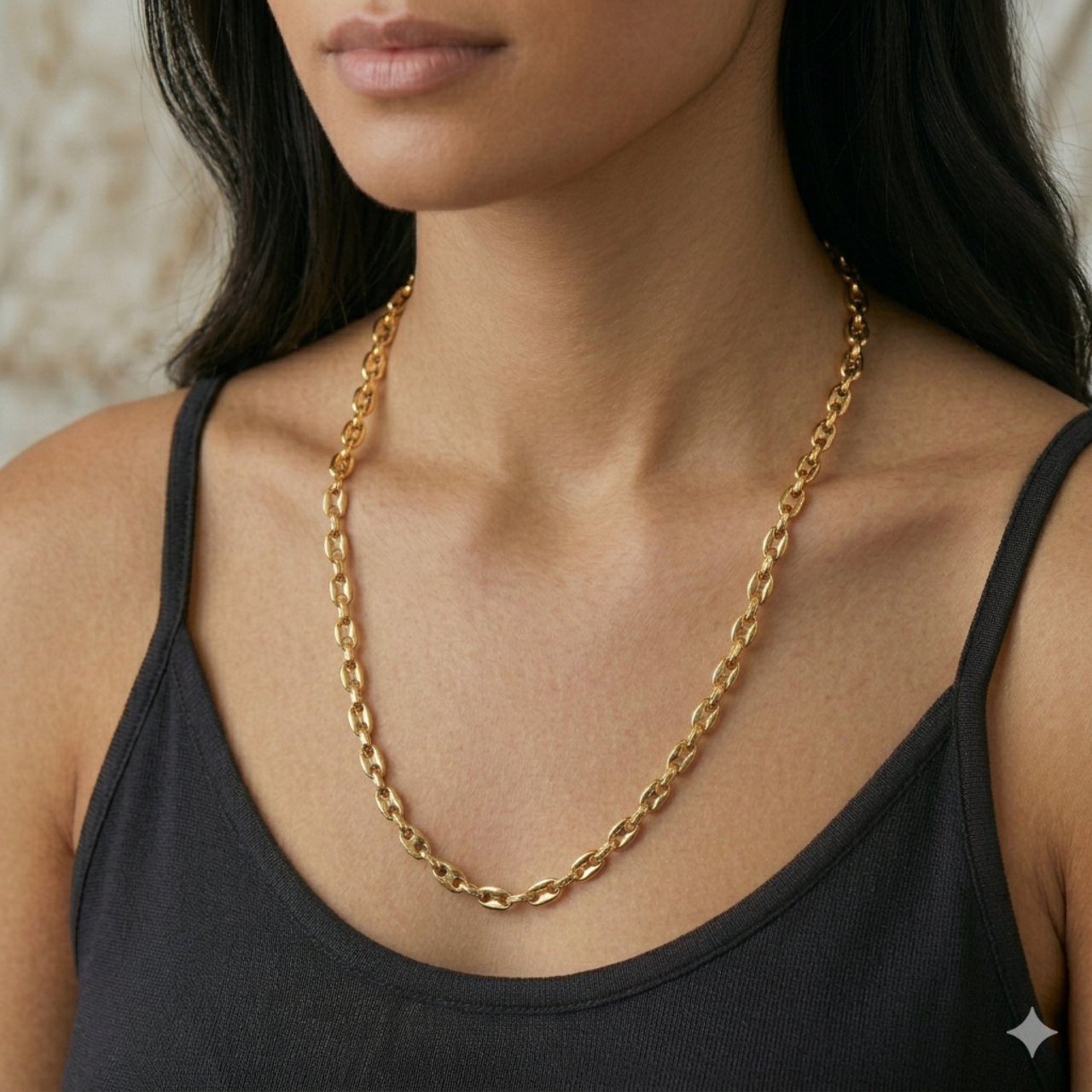 Coffee Bean Chain Gold SS