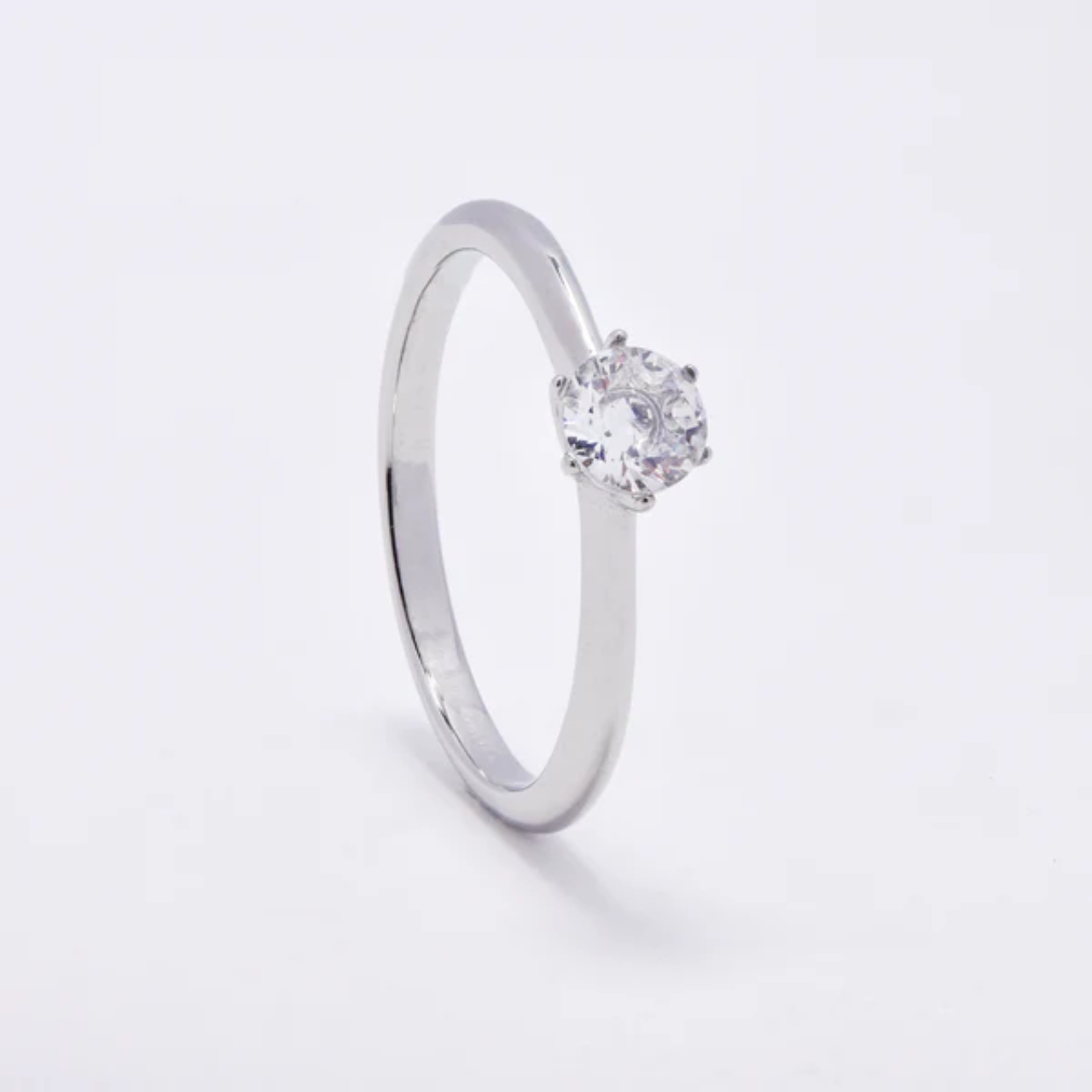 solitaire ring ss
