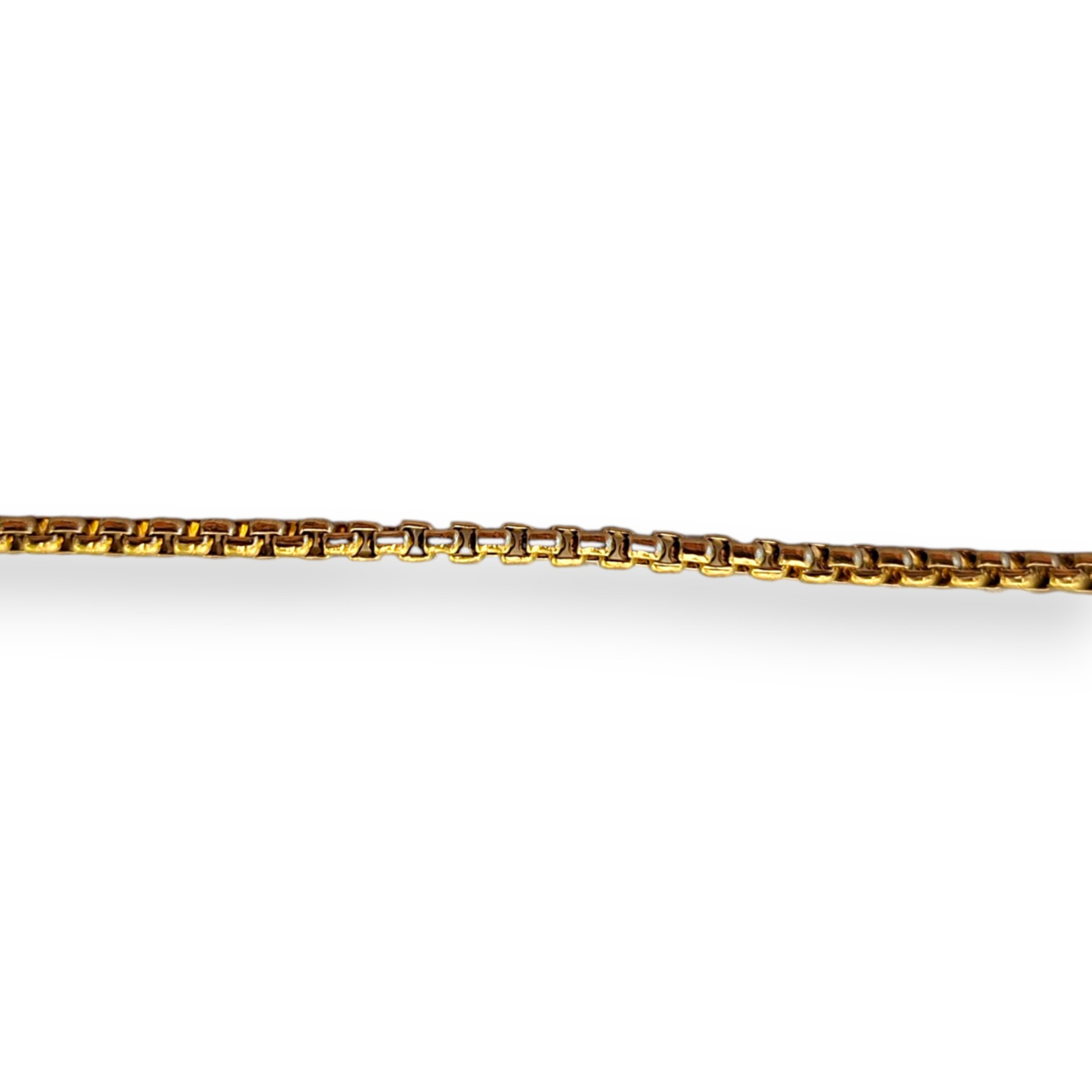 Thin Round Box Chain Gold SS
