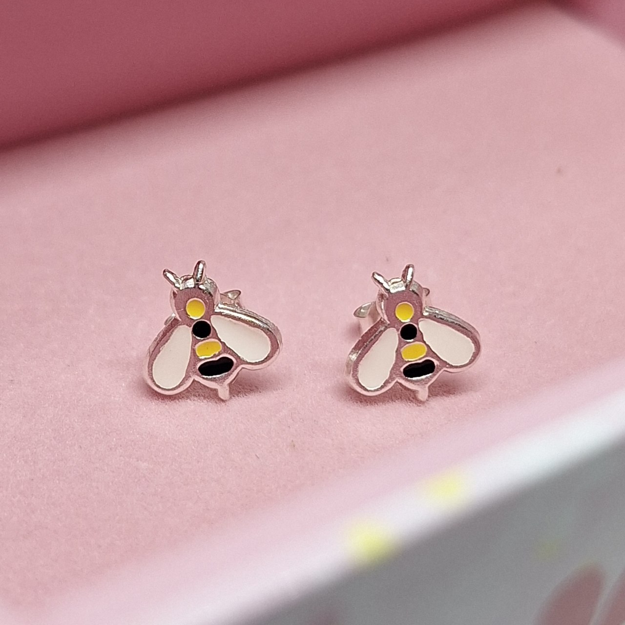 Bee Enamel Studs