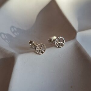 Peace Sign Studs