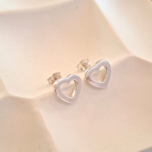 Heart Outline Studs