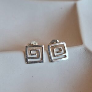 Square Spiral Studs