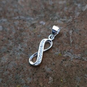 Infinity Pendant with CZ