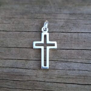 Cross Outline Pendant