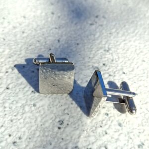 Square Silver Cufflinks