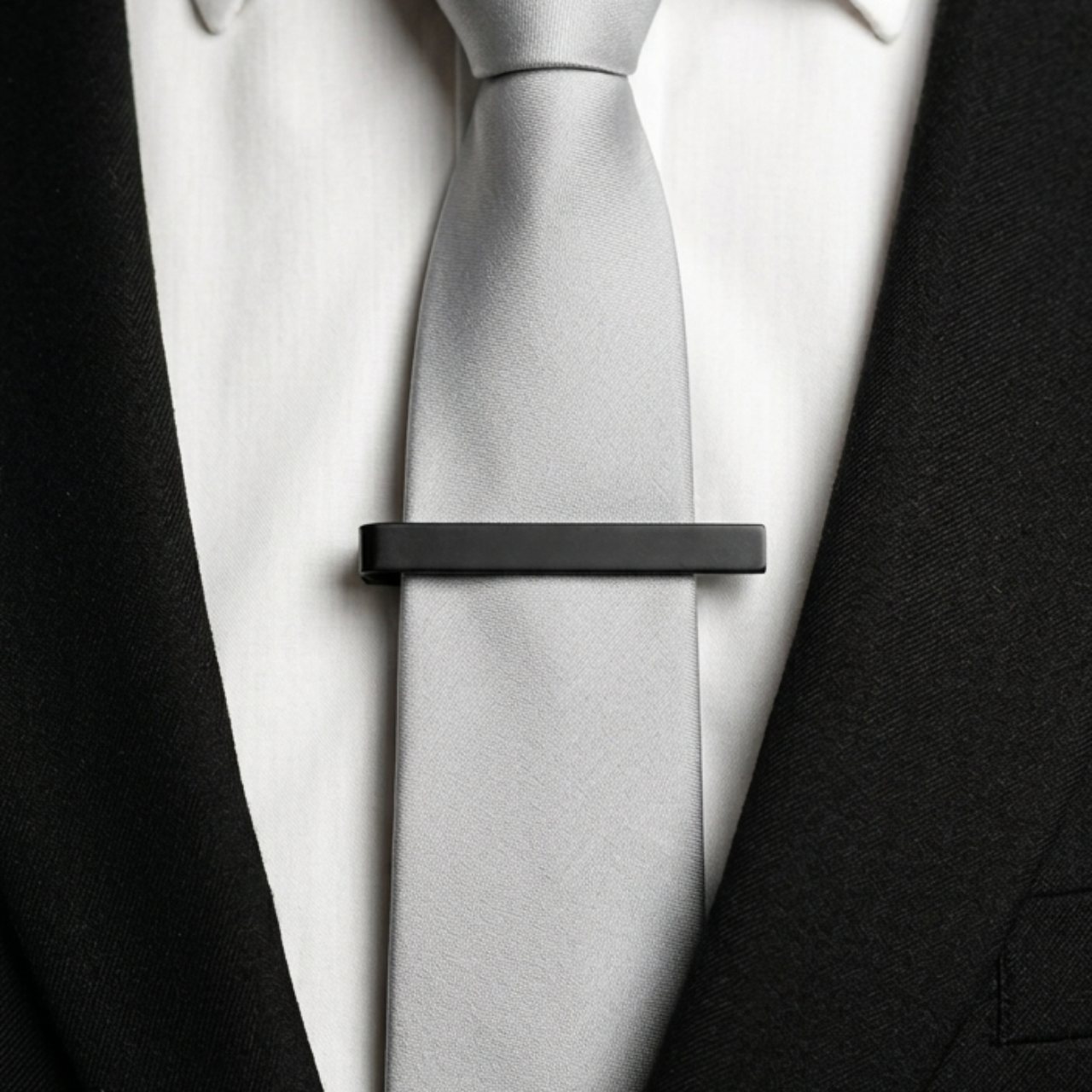 Black Tie Pin Plain