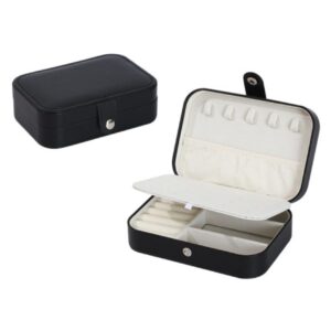 travel jewellery organiser lrg black