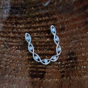 long bar pendant with cz