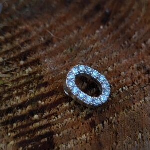 Oval CZ Floating Pendant