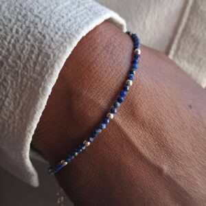 fine sapphire bead bracelet