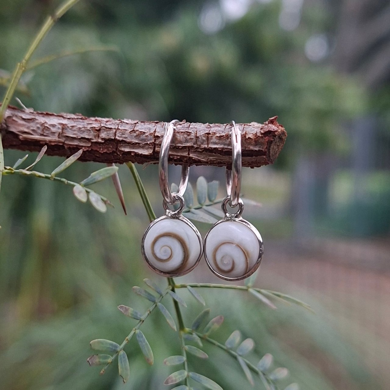 Shiva's Eye Sleeper Earrings