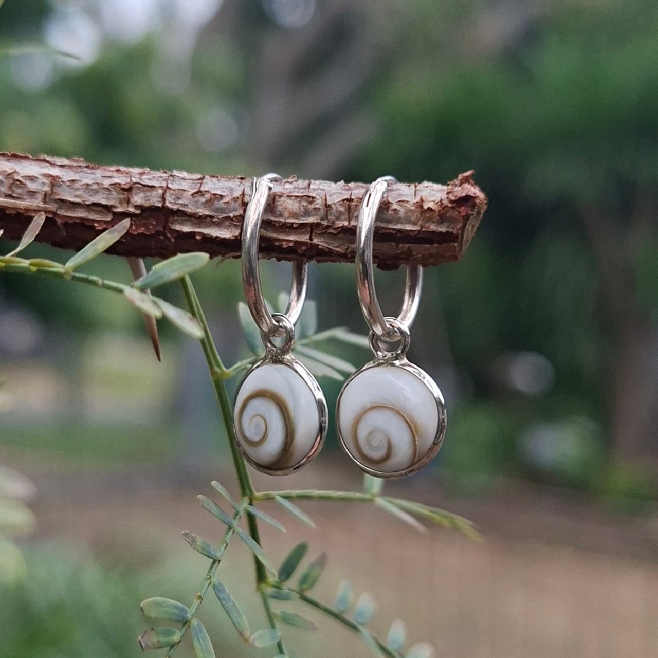 Shiva's Eye Sleeper Earrings