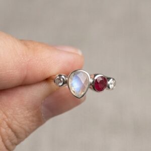 mixed gemstone ring venus