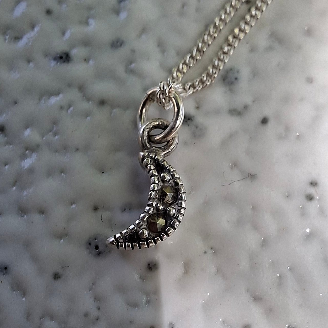marcasite mini moon set